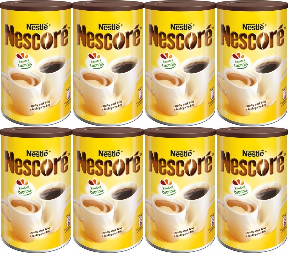 Kawa rozpuszczalna Nescore magnez puszka 260g x8