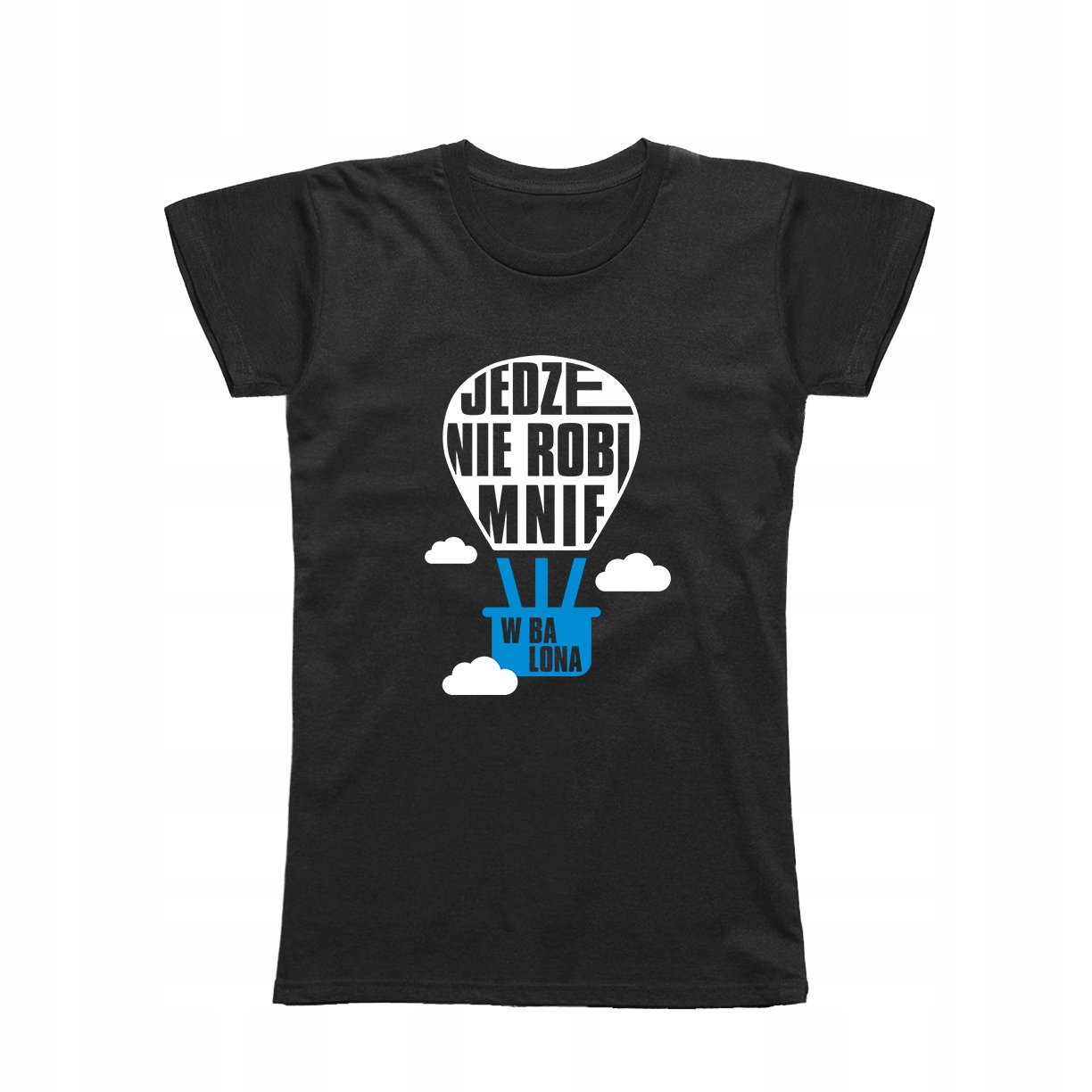 

XXL - Koszulka T-shirt Jedzenie Robi Mnie W Balona