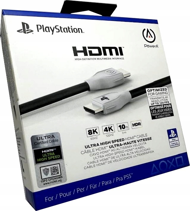 PowerA Kabel 8K Uhd 60 Hz Hdmi-hdmi 3 m pro PS5