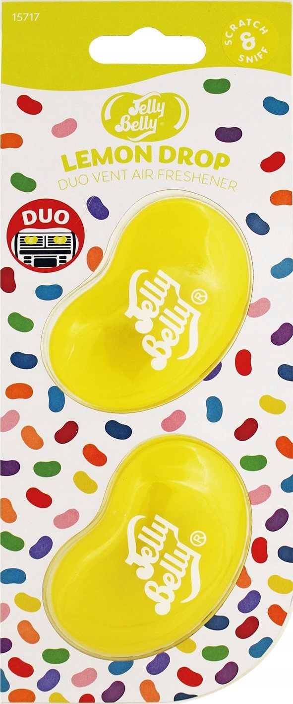 

Zapach Jelly Belly Duo Mini Air Freshener Cytryna