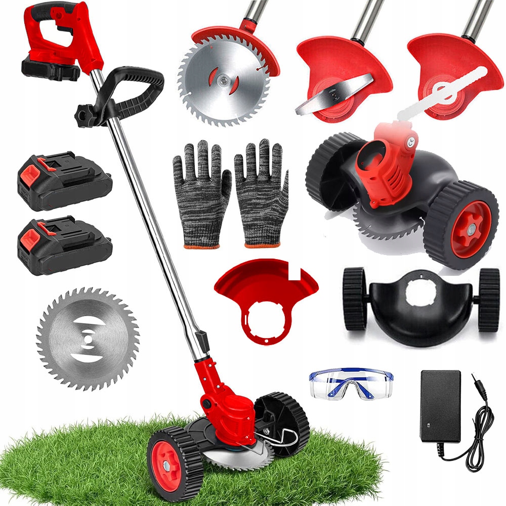 Elektrická Sekačka 650 W S 3 Vyměnitelnými Čepelemi, Červená, 2000 Mah