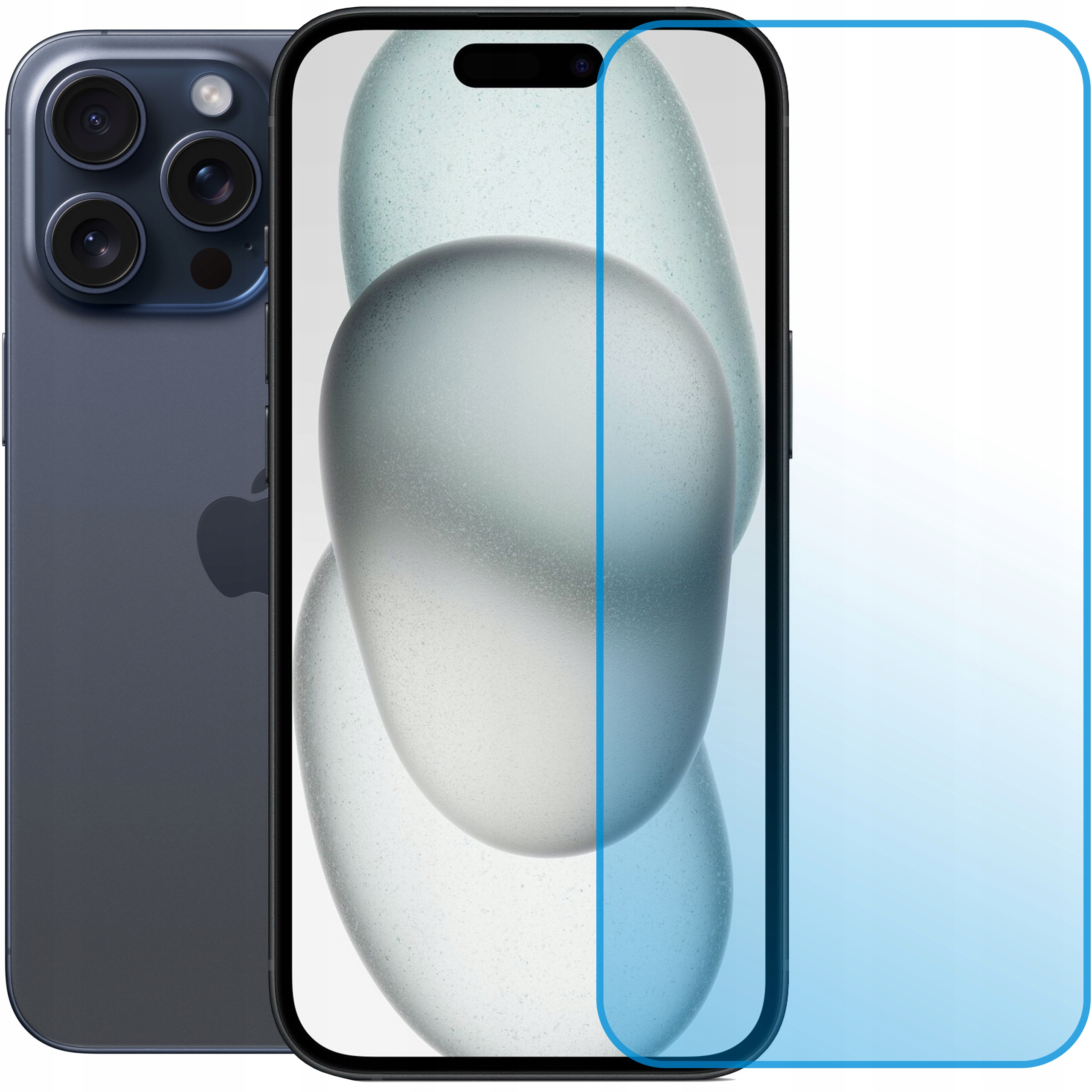 SZKŁO HARTOWANE 9H do iPhone 15 / iPhone 15 Pro