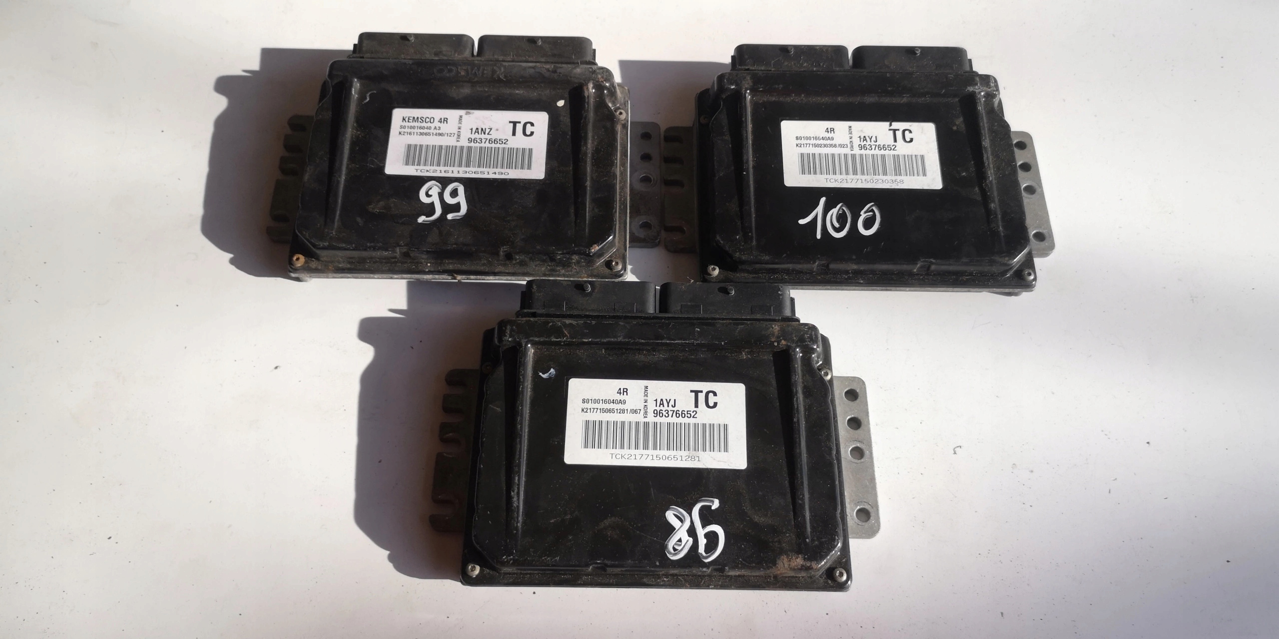 computer ECU CHEVROLET 96376652 original