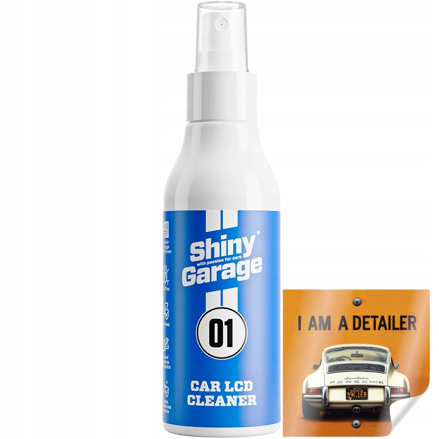 SHINY GARAGE CAR LCD CLEANER 150 ML PŁYN DO CZYSZCZENIA EKRANÓW W AUCIE