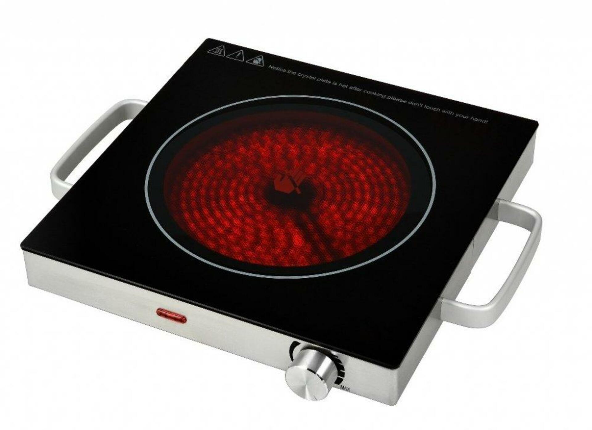 Jednoplatnový sklokeramický varič Exihand CKP1001 2000W nerez