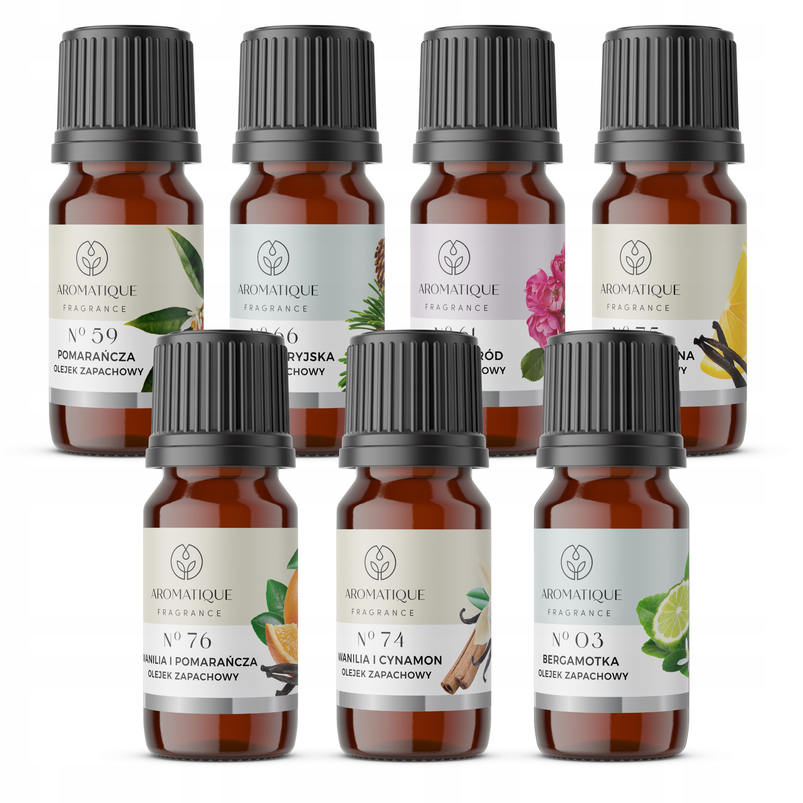 

Zestaw 7 Olejków Zapachowych 100% Aromaterapia