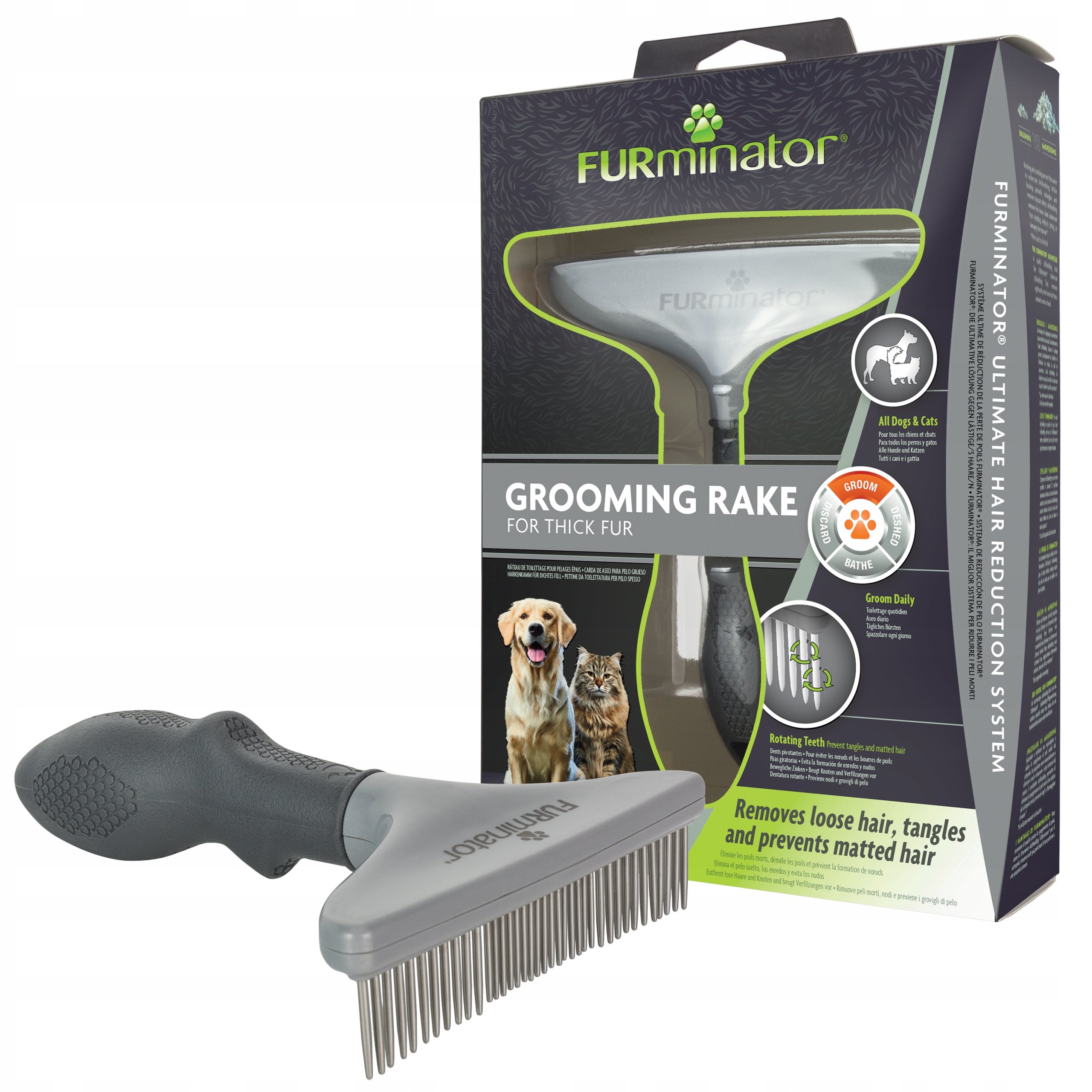 

FURminator Szeroki grzebień dla psa