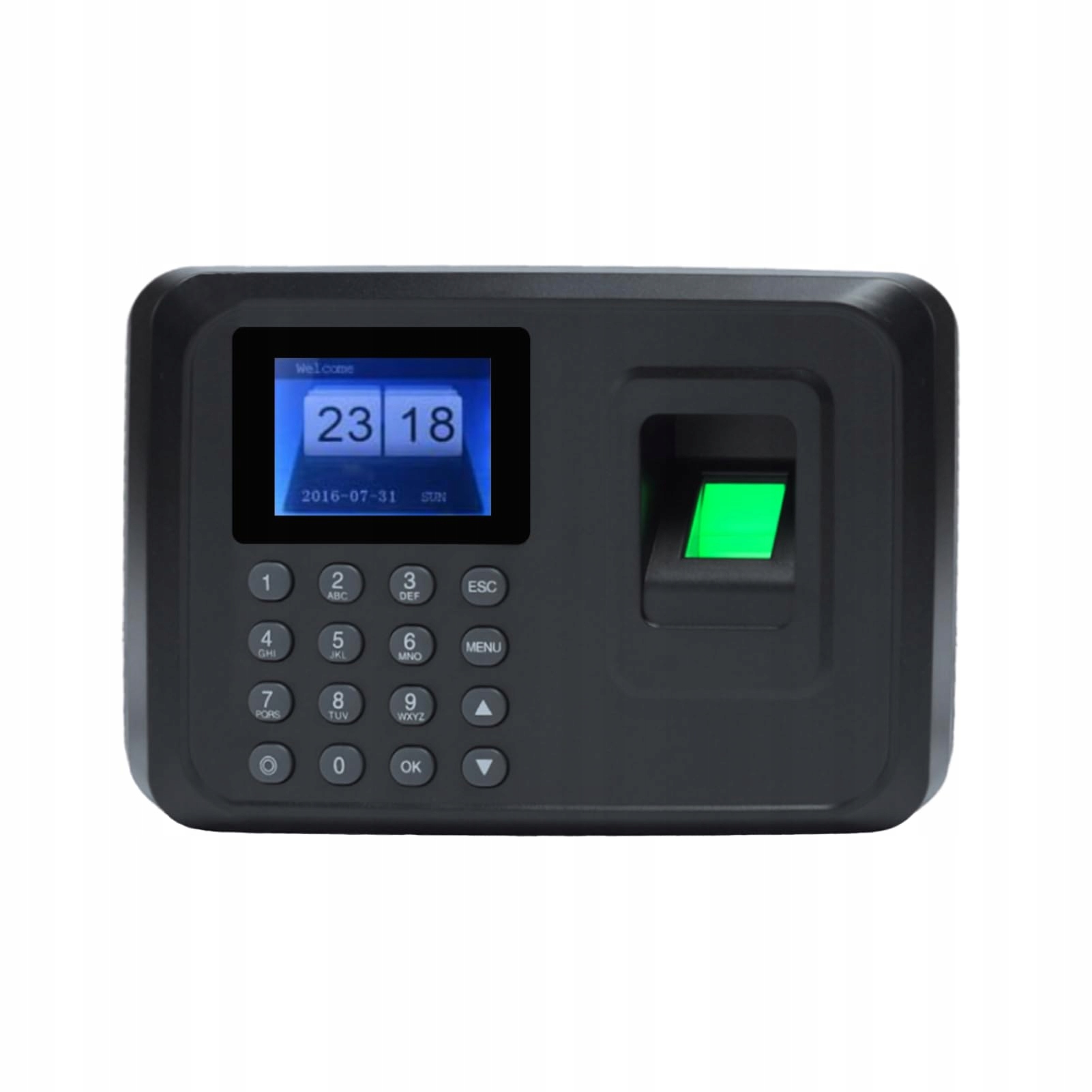 Czytnik linii papilarnych zegar pracy dla pracowników Bisofice