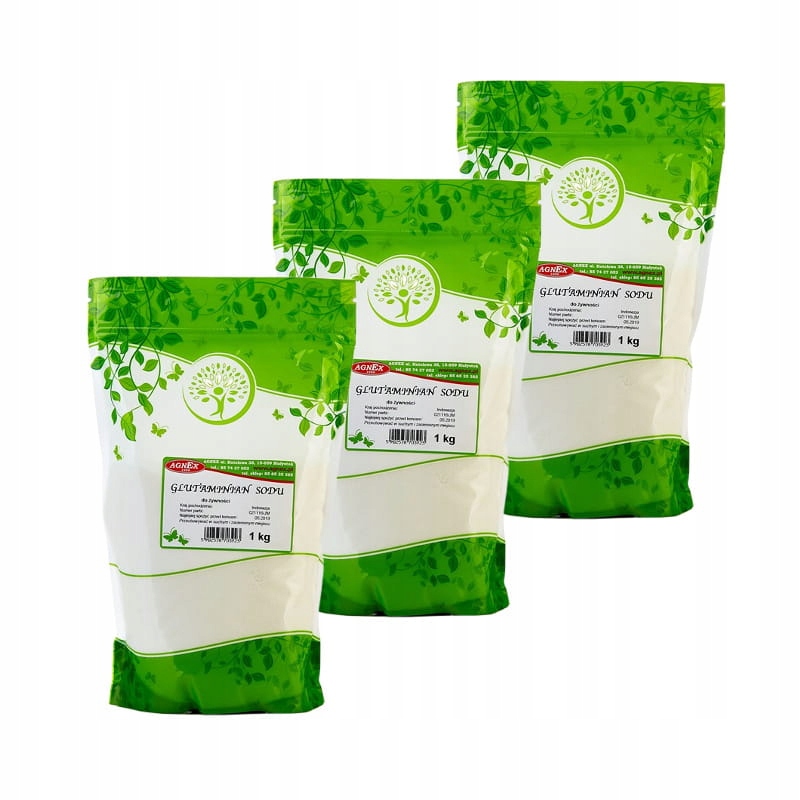 Set 3x Monosodný Glutamát Sodný E621 3x1kg