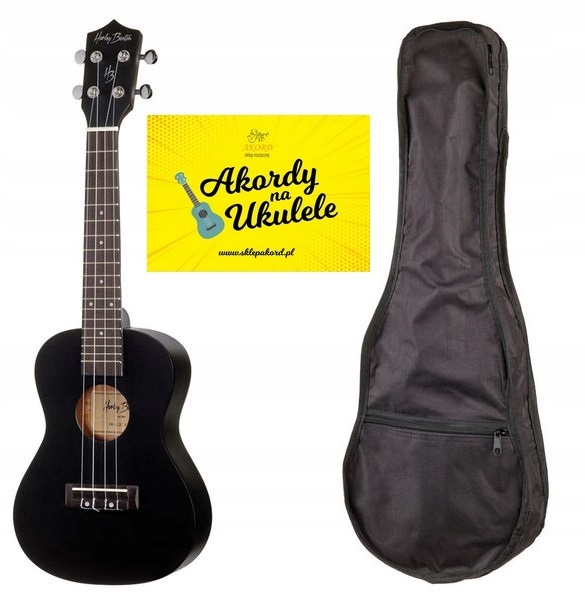 Ukulele koncertowe Harley Benton UK-12C Black