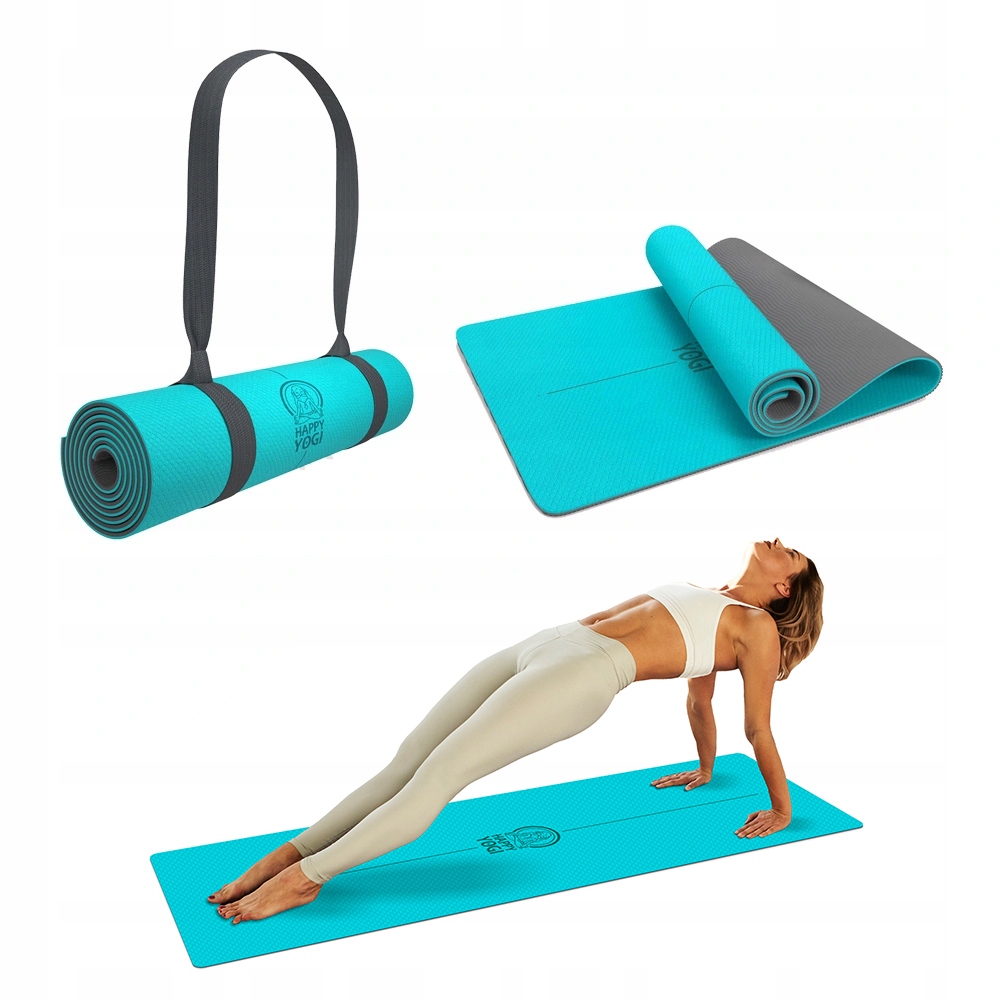 

Mata Do Ćwiczeń Joga Happy Yogi Antypoślizgowa