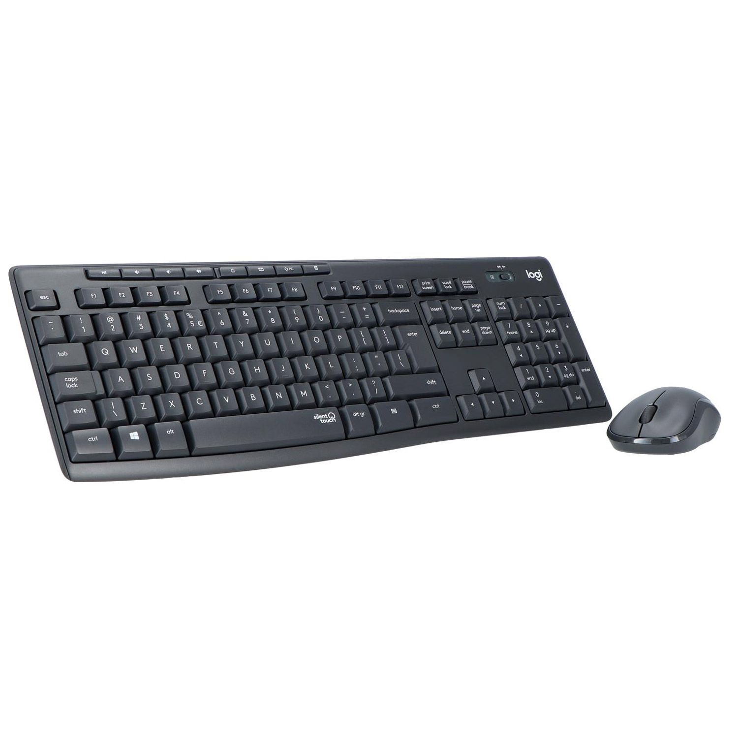 

Zestaw Logitech MK295 Silent Wireless grafitowy