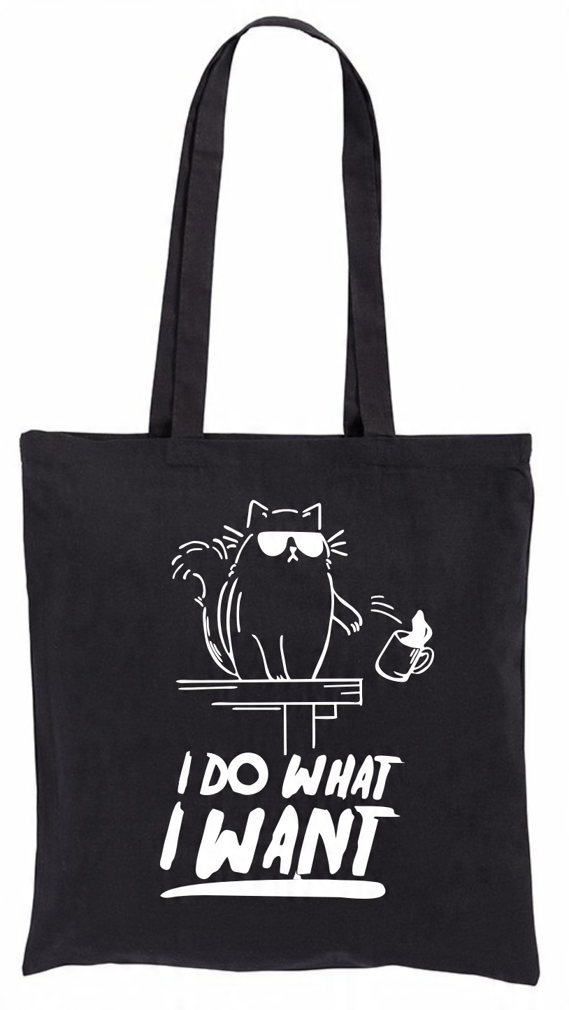 

Kot, I do What i Want Torba bawełniana Ekologiczna