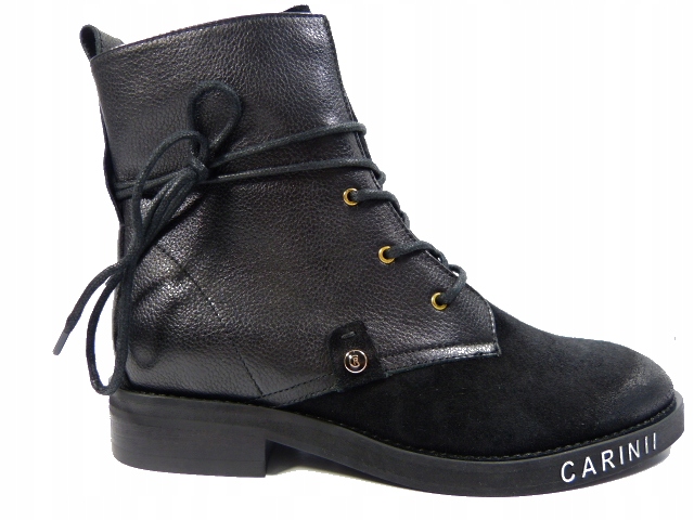 Kotníkové Boty boty kanady kožené boty dámské šněrovací boty Carinii 38