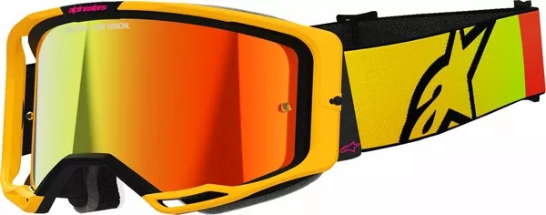 Okuliare Alpinestars Vision 8 Corp yellow/pink mirror