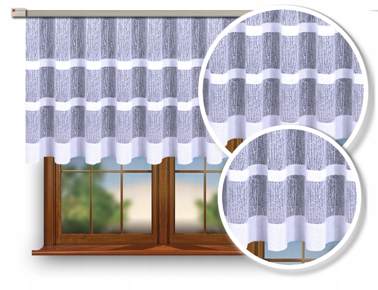 

Firanka Firana Żakardowa 18352/120