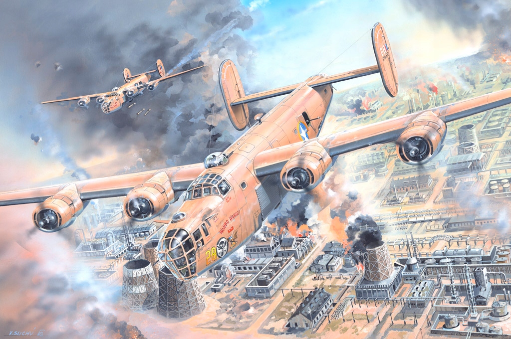 Hobby Boss 83212 Bombowiec B-24D Liberator model samolotu w skali 1/32