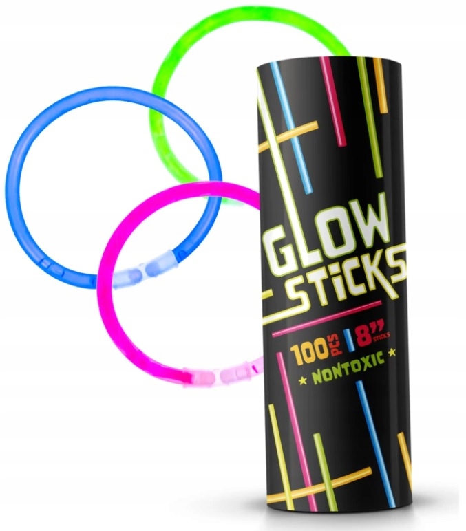 

Opaska Bransoletki fluorescencyjne 100szt