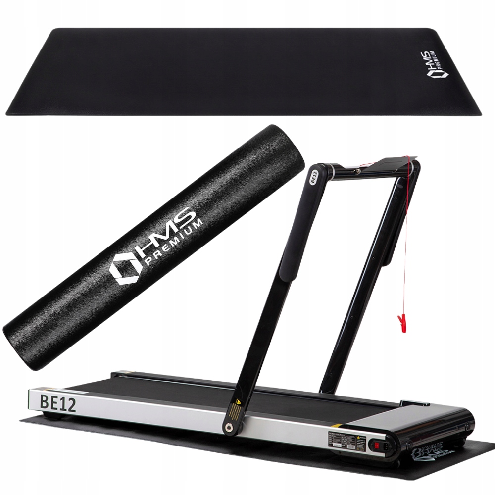 Mata Pod Sprzęt Ochronna Rower Treningowy Bieżnię Do Ćwiczeń 160x80 cm Hms