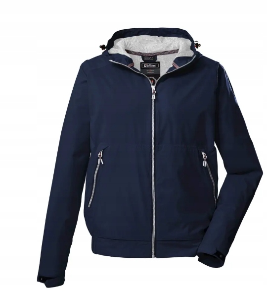 Killtec Tmavě Modrá Bunda S Kapucí S Originálním Zipem L K1K