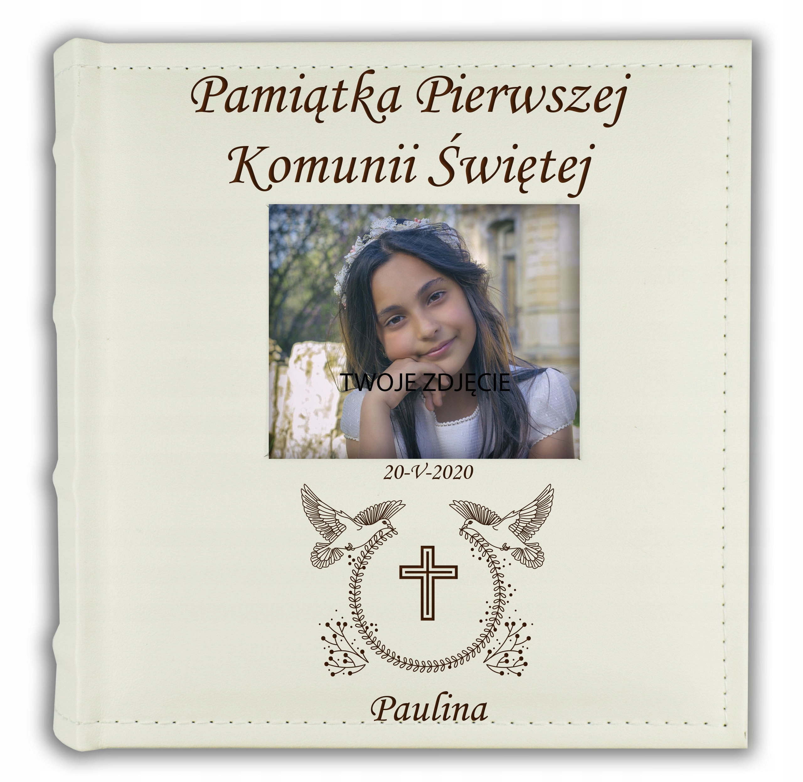 

Upominek Na Komunię Dla Chłopca Album, Grawer