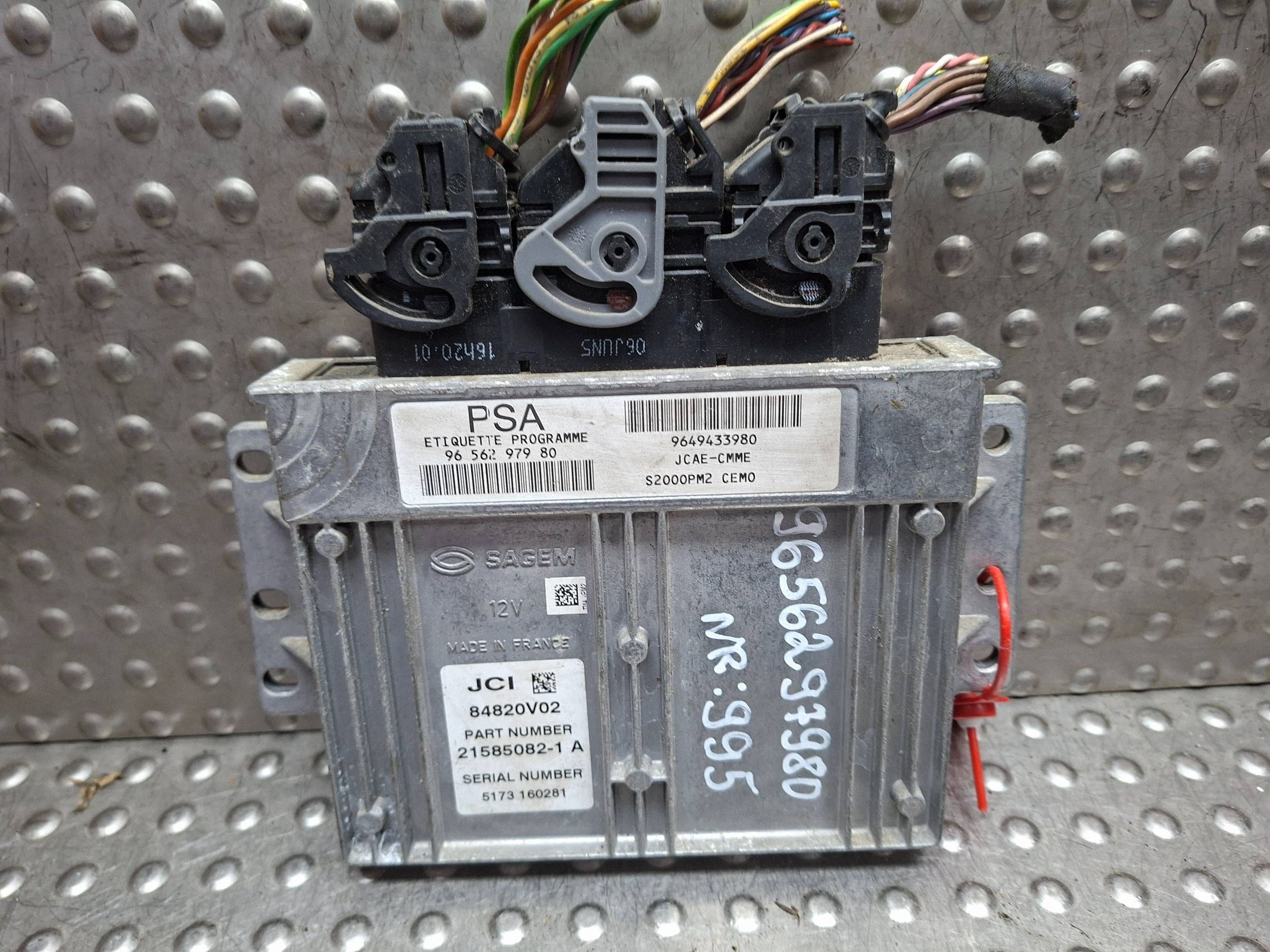 Centralina Motore 9656297980 9649433980 CITROEN C3 C2 1.4 e 8V
