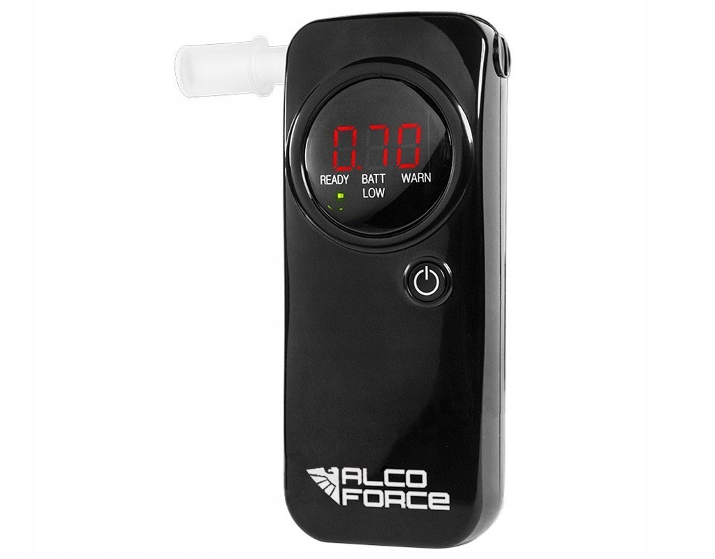 Alkohol Tester Elektrochemický AlcoForce EVO-1 Tester triezvosti s puzdrom na náustky