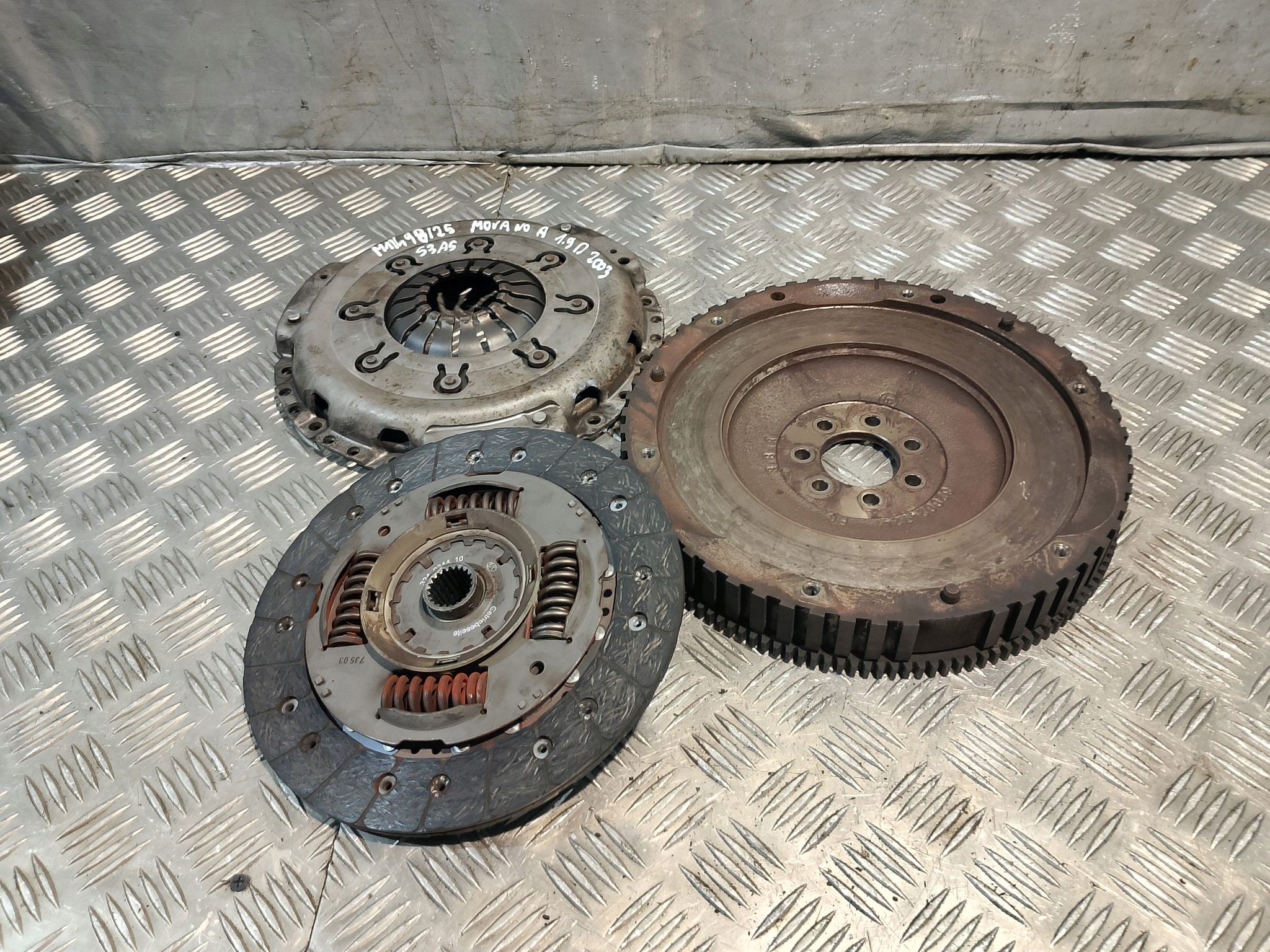 clutch complete flywheel disc pressure plate OPEL MOVANO A 1.9 DTI 101KM