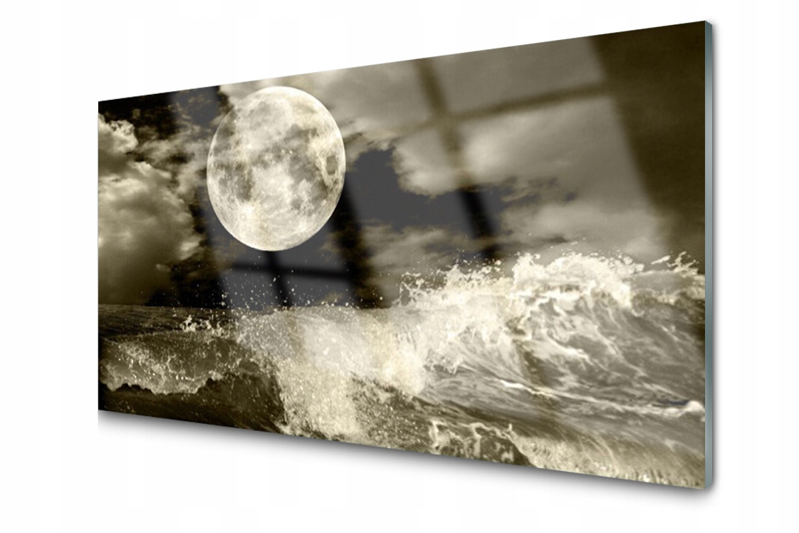 

Panel szklany dekoracyjny Noc Księżyc 100x50