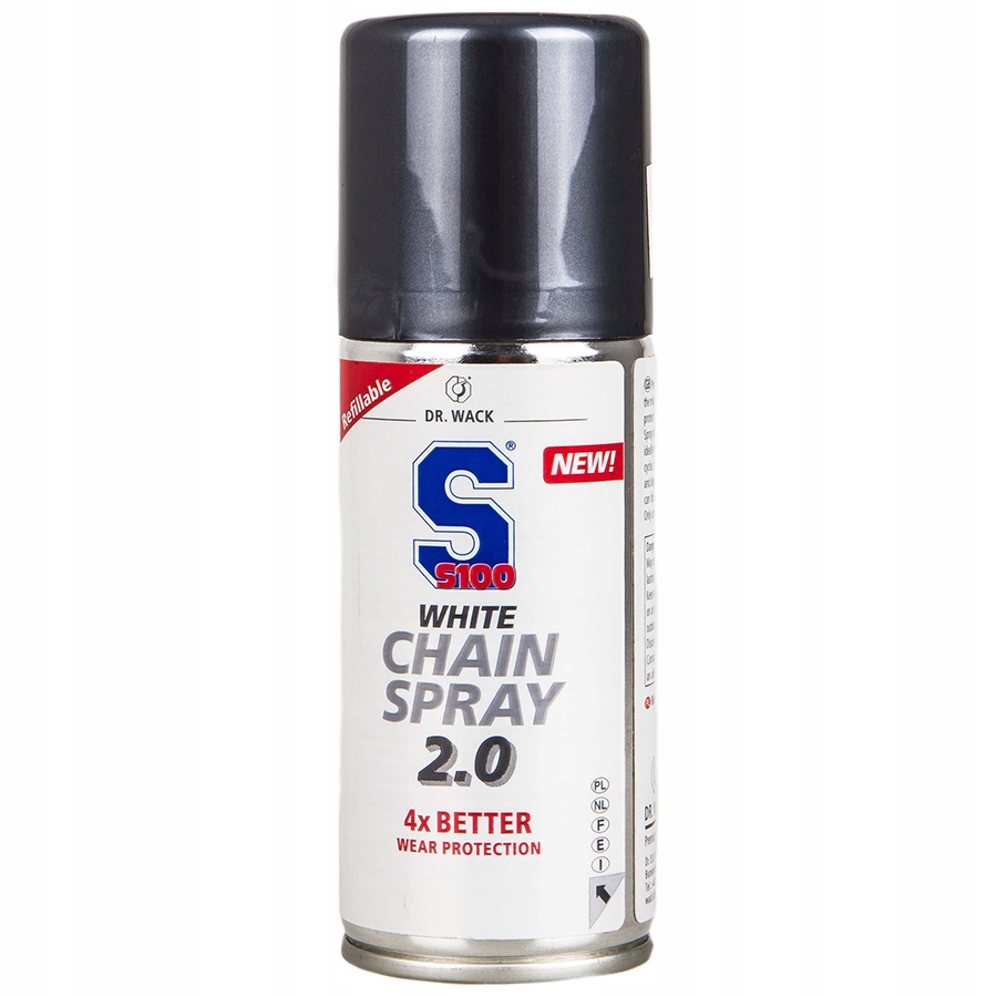 

S100 White Chain Spray 2.0 Smar Do Łańcucha