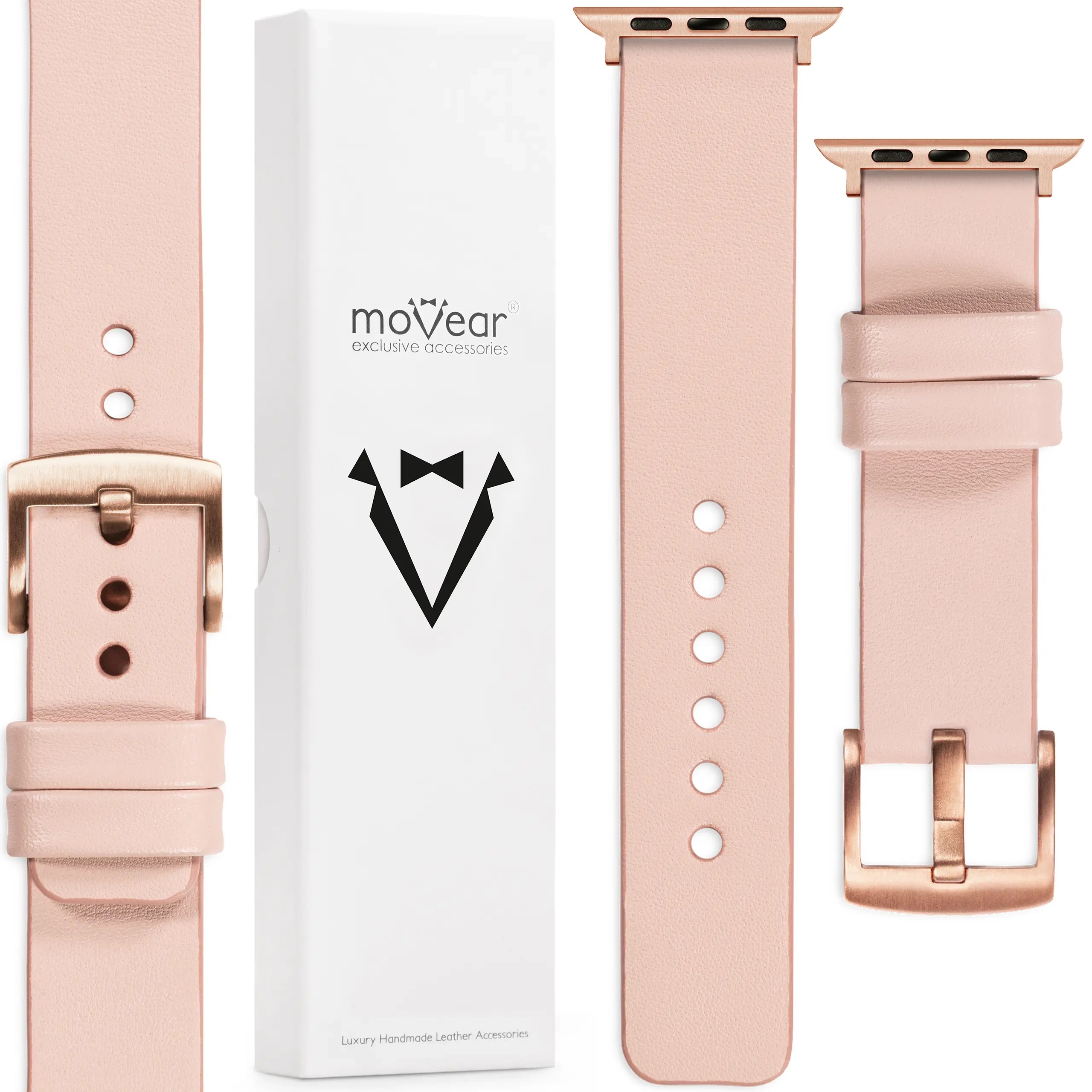 Pasek do Apple Watch 10 9 8 7 6 5 4-1 Se 42-40 Włoska skóra Movear