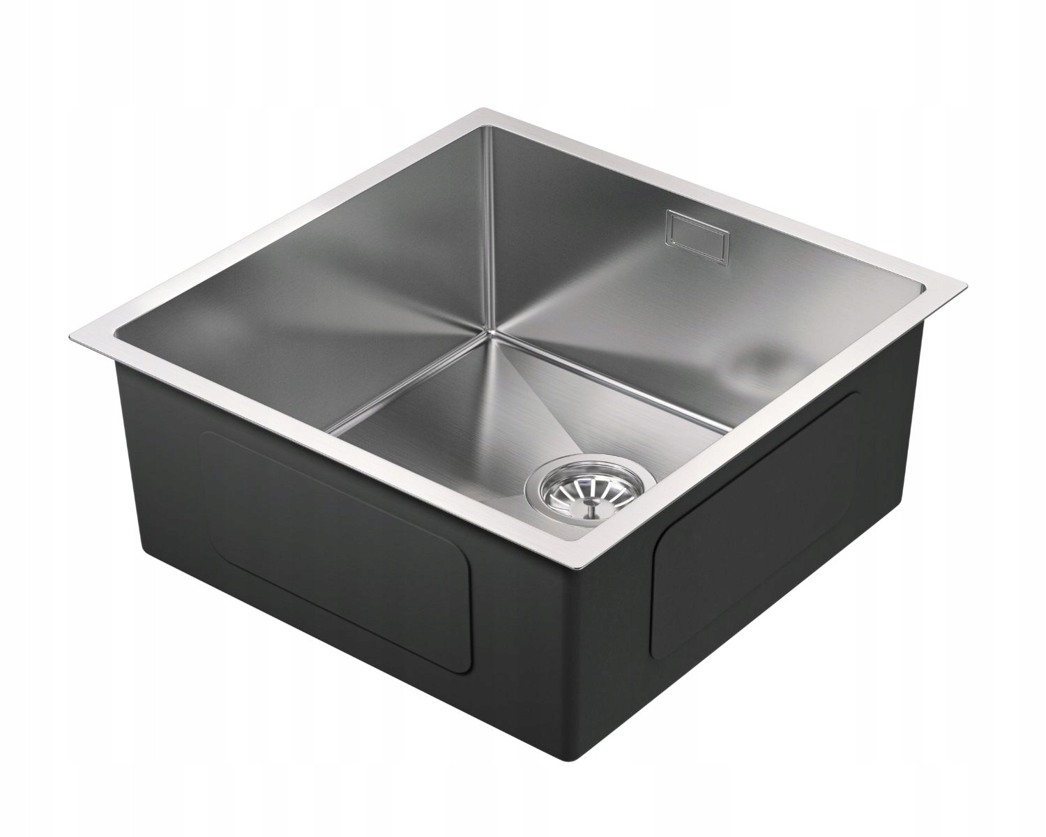 Oceľový jednokomorový drez 4444, závesný, inoxový sifón