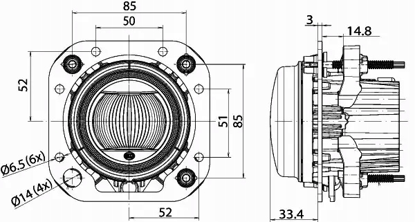 HELLA REFLEKTOR 1F0 011 988-131 Źródło światła LED