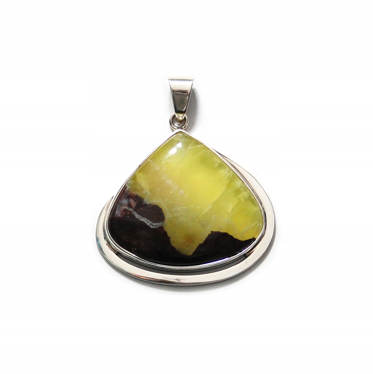 Přívěsek s kankrinitem, kankrinit, stříbro