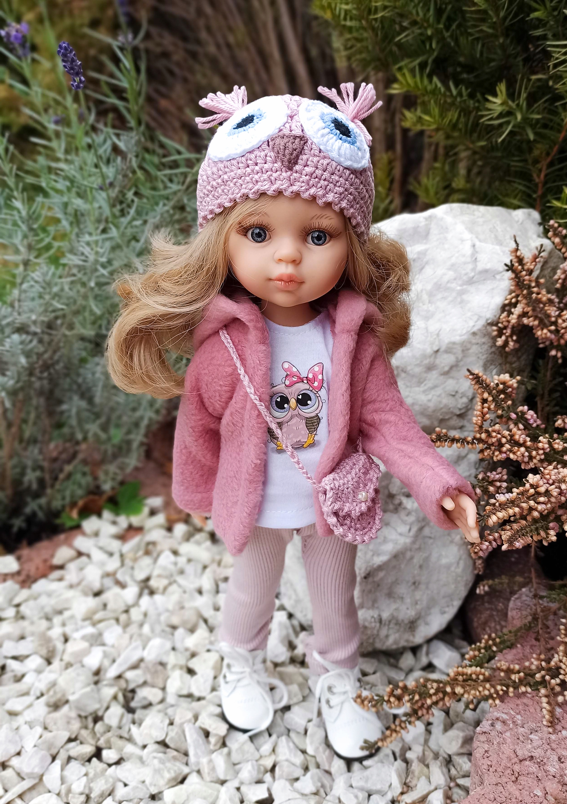 LALKA hiszpańska PAOLA REINA 32cm CARLA+ ubranka, buciki pudełko Kolor wielokolorowy