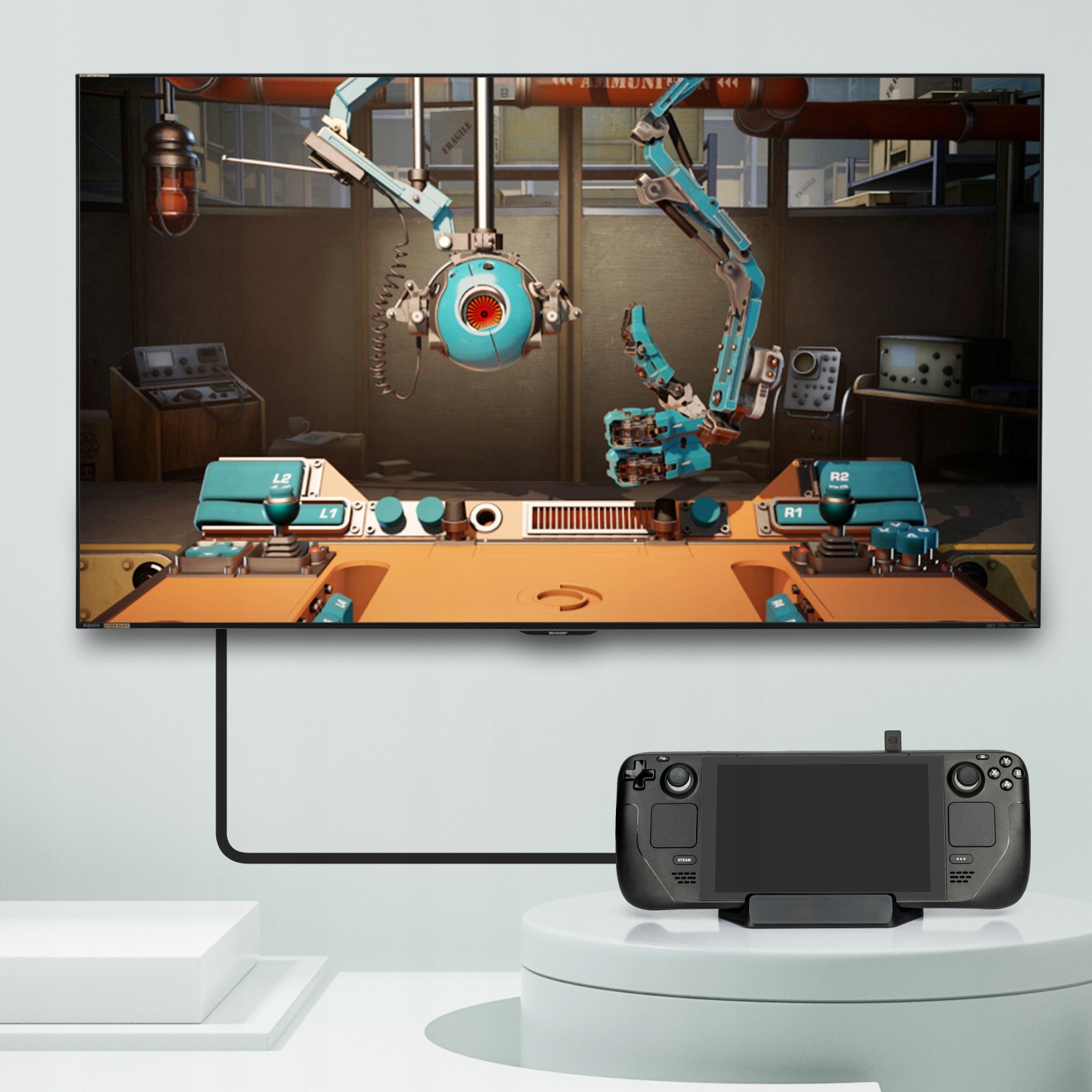 Stacja dokująca 5 w 1 do platformy Steam, ASUS Rog Ally Producent bez marki