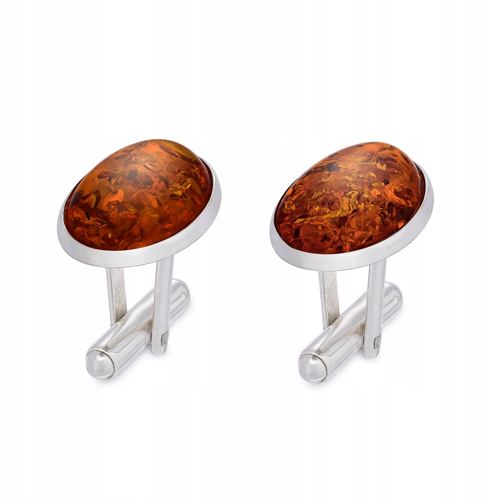 Srebrne Spinki do Mankietów Arawa z Grawerem