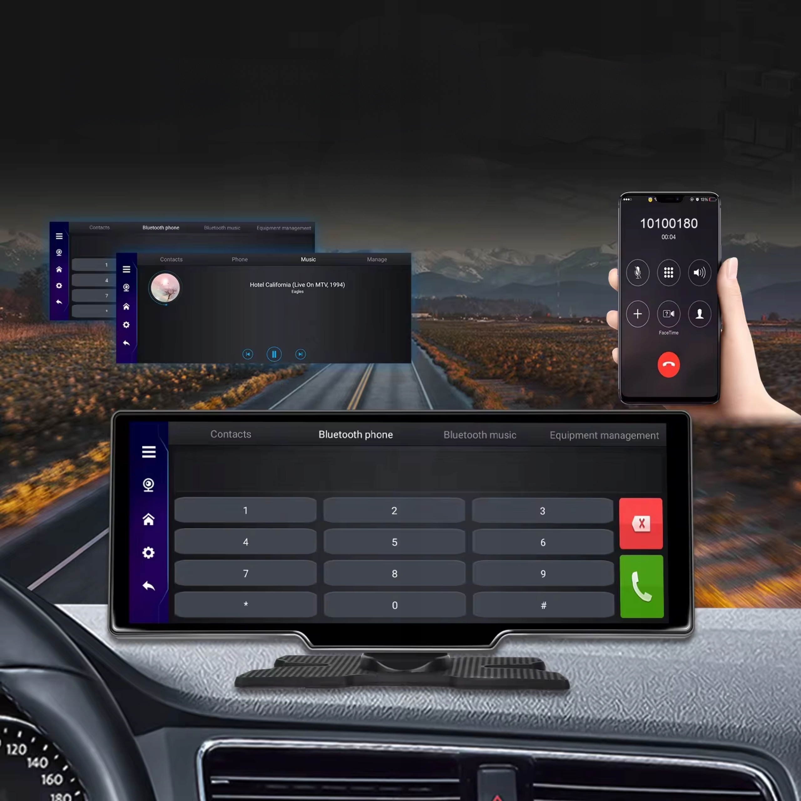 RADIO STACJA MULTIMEDIALNA MONITOR ANDROID AUTO APPLE CARPLAY ANDROID 13 EAN (GTIN) 5906843819005
