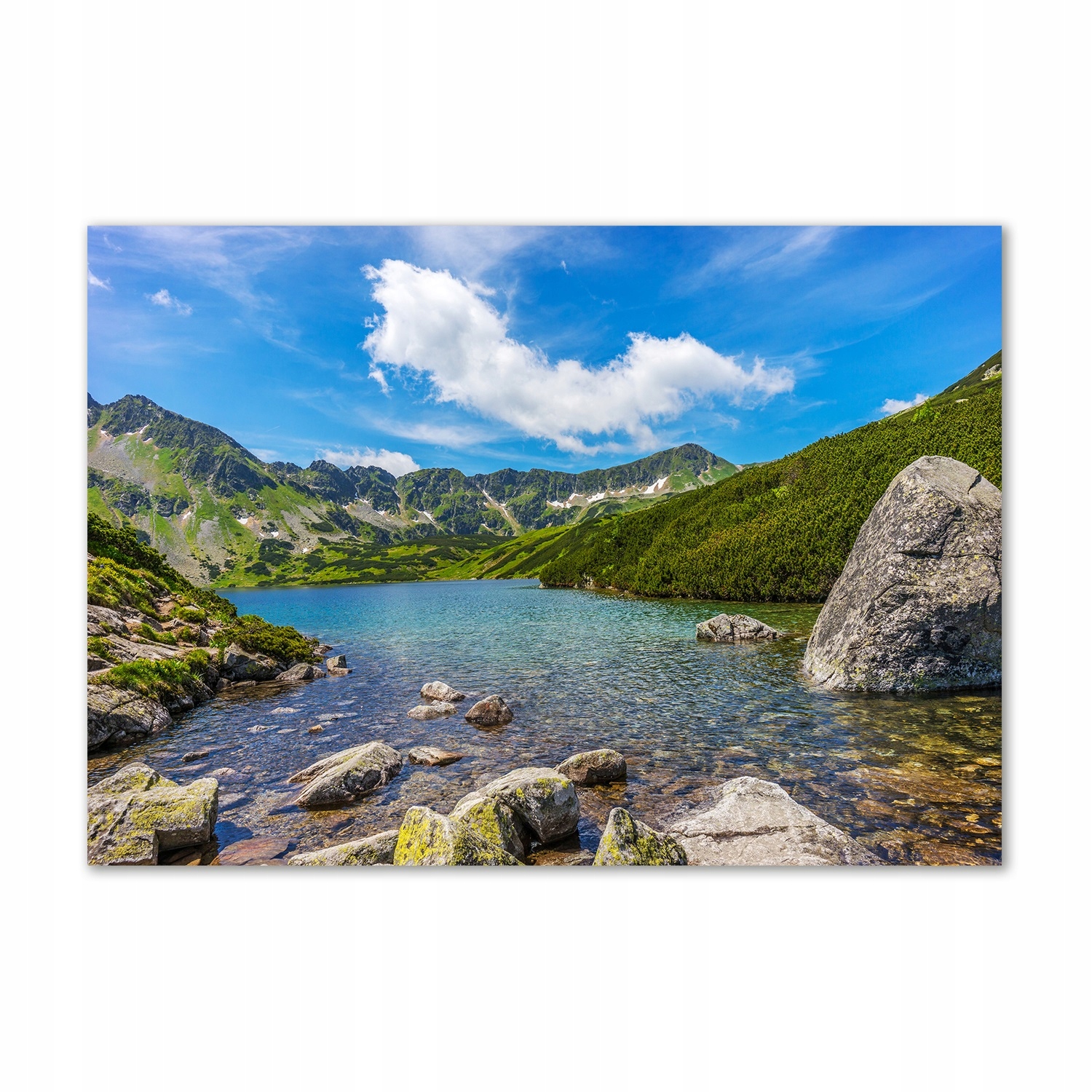 

Foto obraz szkło hartowane Dolina Tatry 100x70
