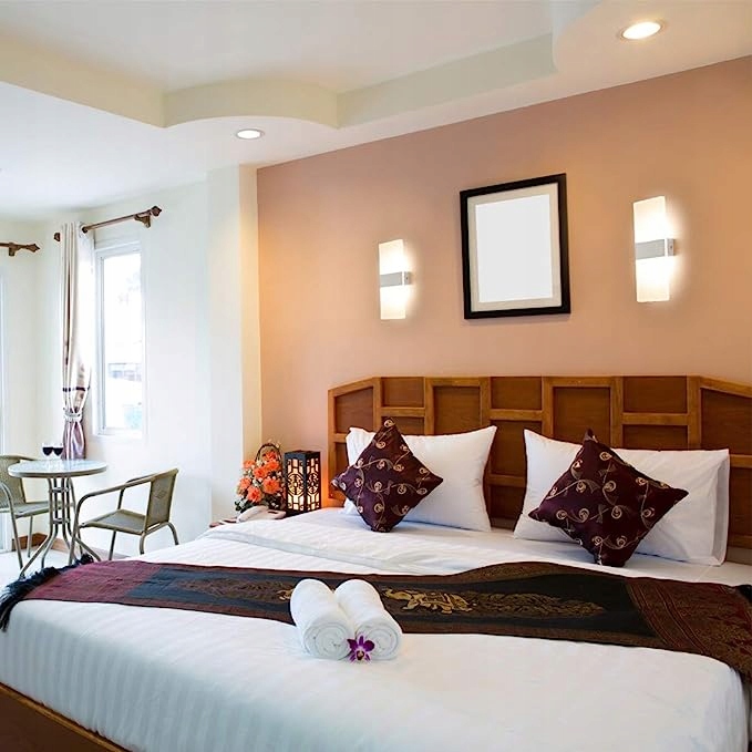 Lampa ścienna LED, wewnętrzna 12 W, akrylowa 2szt. EAN (GTIN) 4770582588857