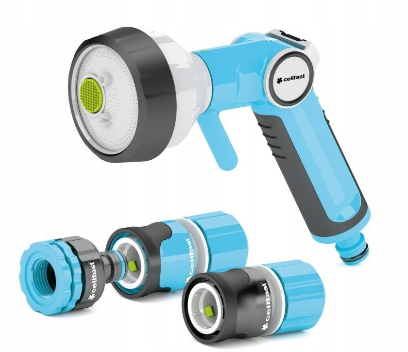 Zraszacz pistoletowy i szybkozłączki 1/2 CELLFAST
