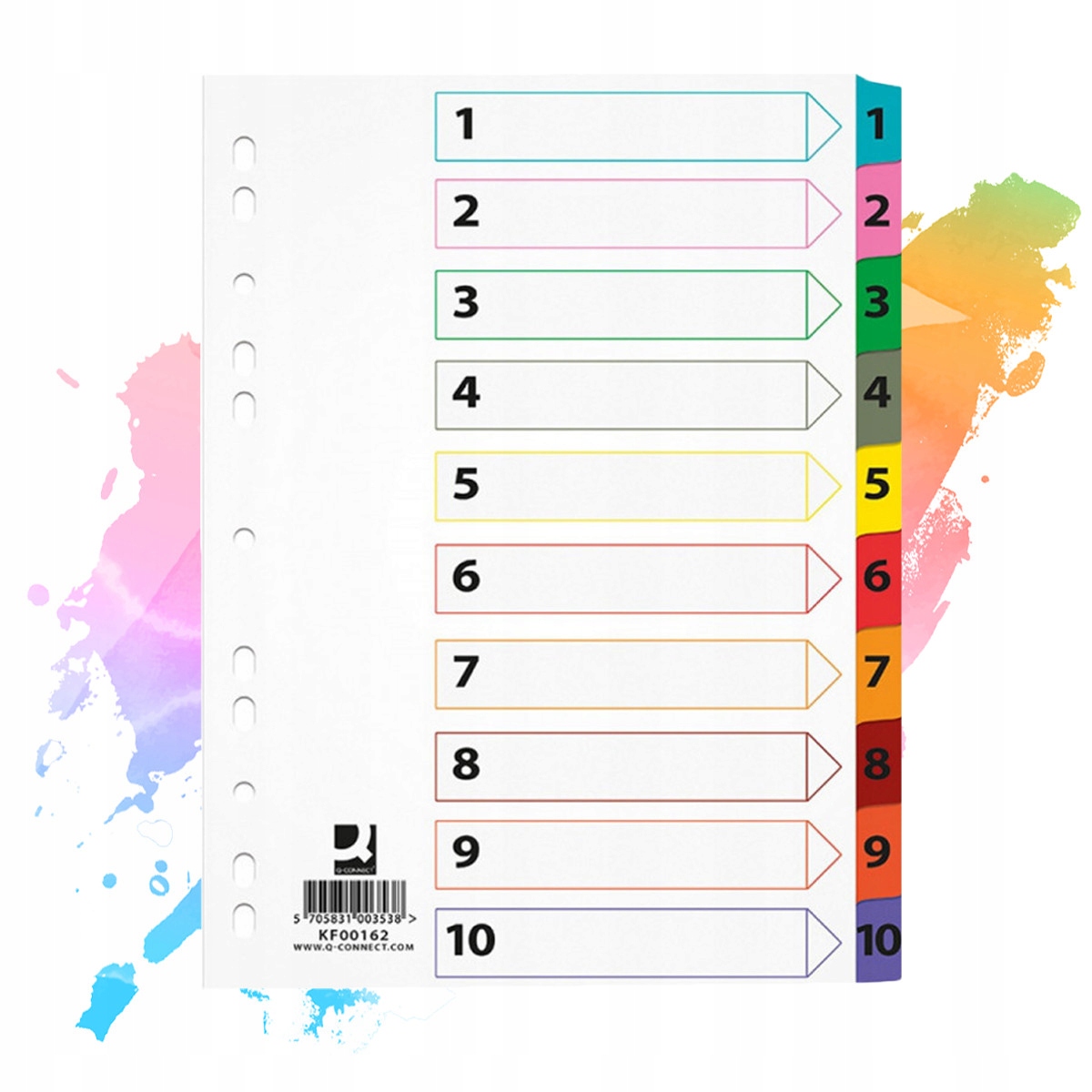 

Przekładki Laminowane A4 z Kartonu Numery 1-10