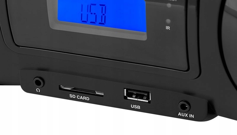 GŁOŚNIK BLUETOOTH BOOMBOX TUBA RADIO MP3 USB WIEŻA Odtwarzane nośniki CD