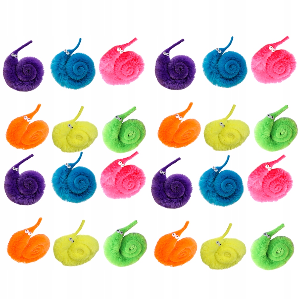 

30Pcs Magic Vivid Wiggly Fuzzy Worm Carnival Party