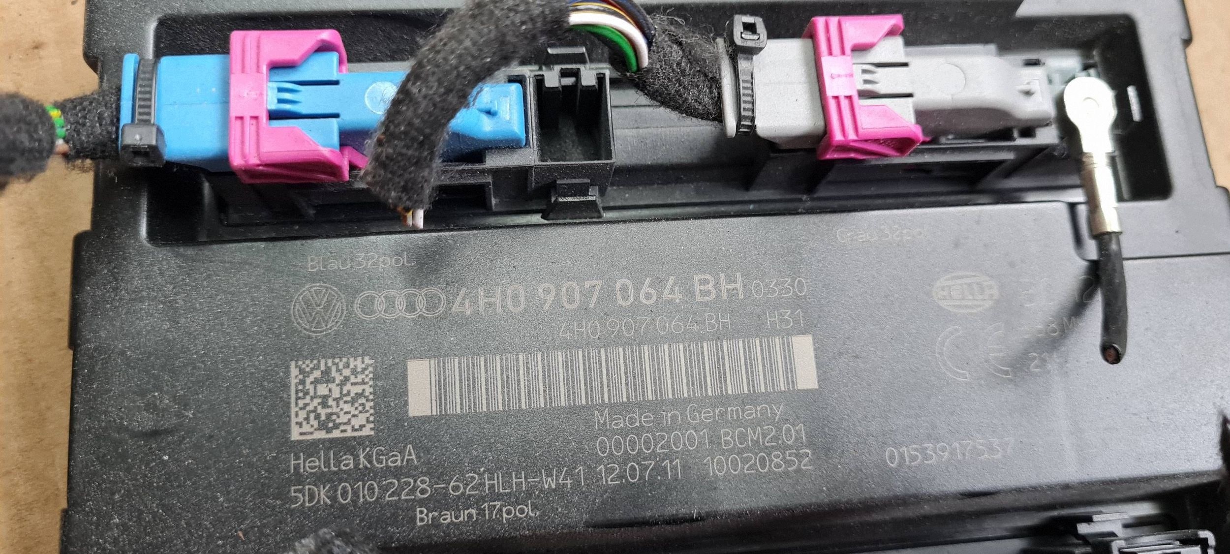 A6 C7 4G module control unit KOMFORTU WTYCZKI 4H0907064BH A7 4G