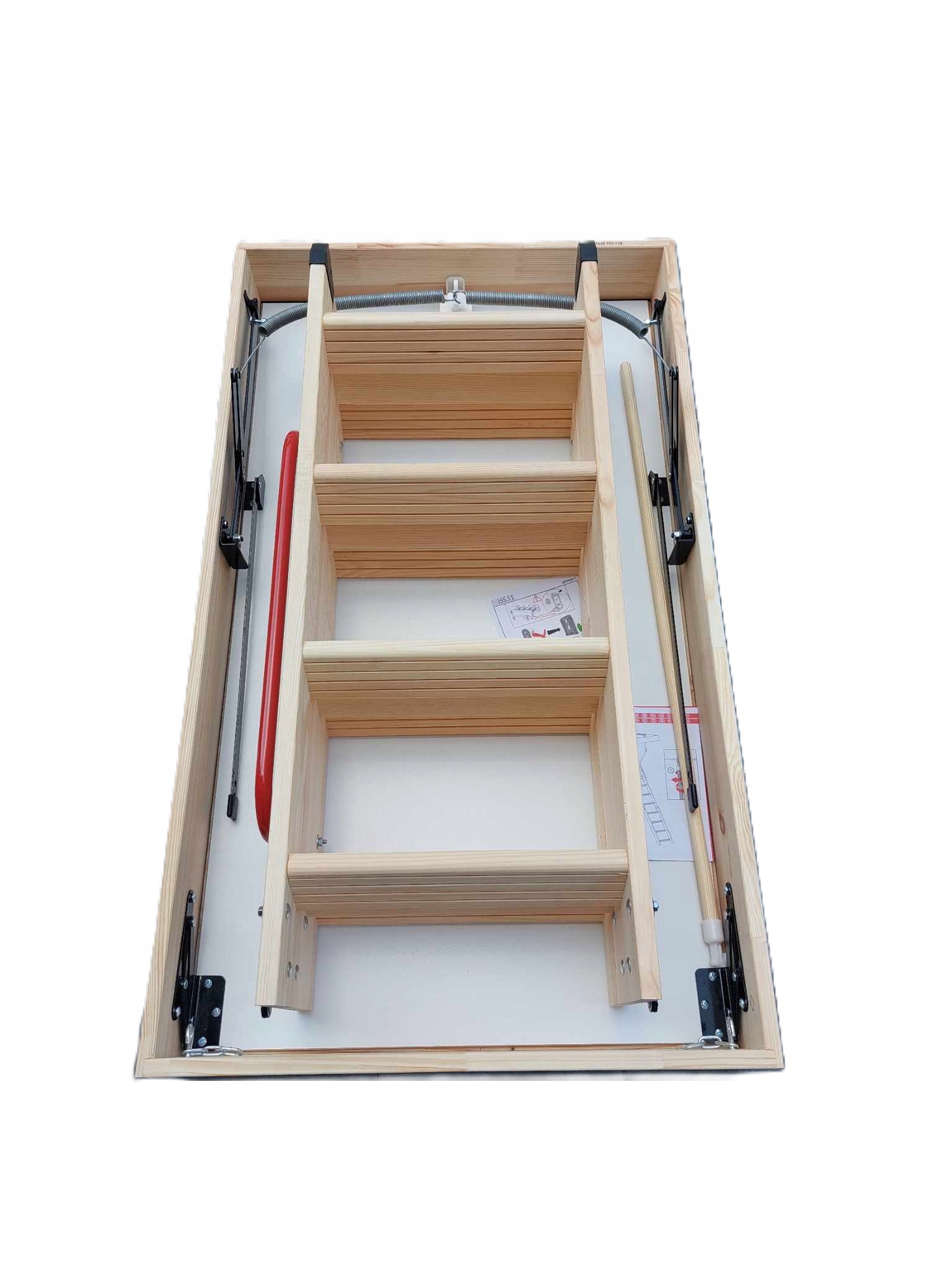 Teplé půdní schody do podkroví, žebřík oman 70x120, klapka