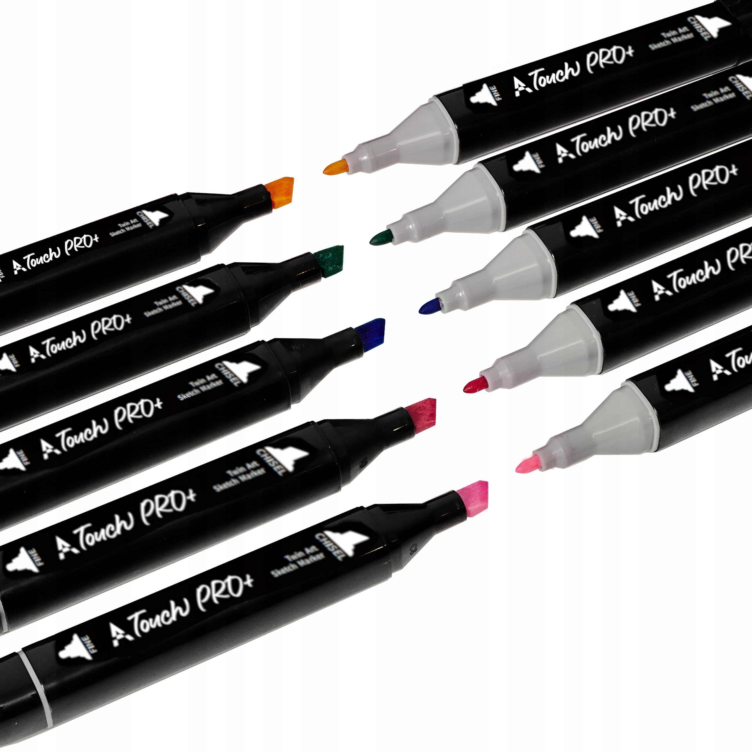 MARKERY ALKOHOLOWE DWUSTRONNE FLAMASTRY ARTISTIQ TOUCH COOL PRO+ 168 SZT. Rodzaj promarkery