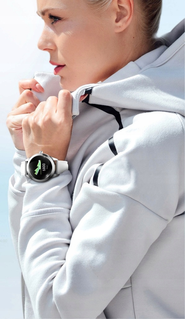 Zegarek SMARTWATCH dla dziewczynki NA KOMUNIĘ Materiał paska stal