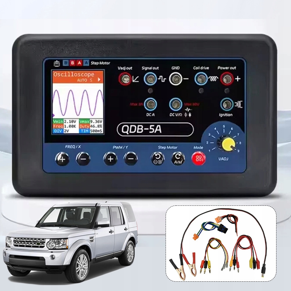 Tester senzorů QDB-5A Osciloskop Pwm Multimetr Pohon 12V/24V Set