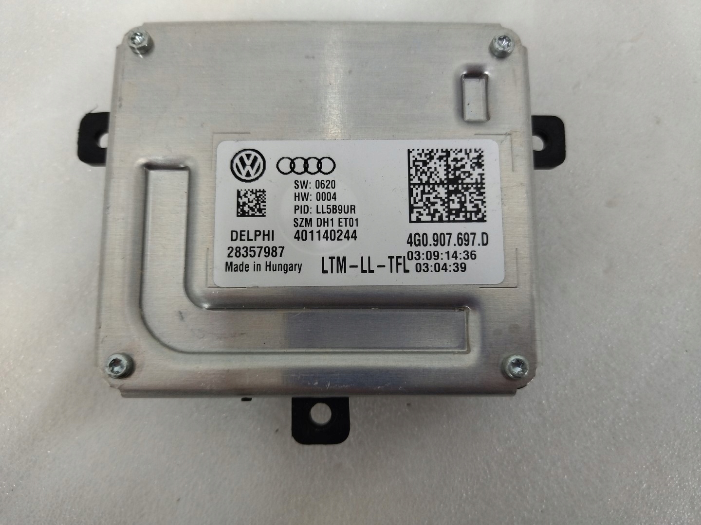 4G0907697D PRZETWORNICA MODUŁ LED VW AUDI EAN (GTIN) 6912370572428